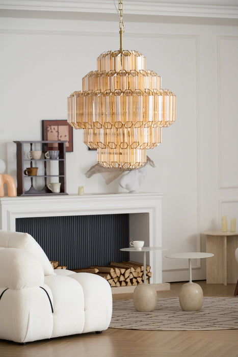 Aurum Cascade Murano Chandelier - Simprolos
