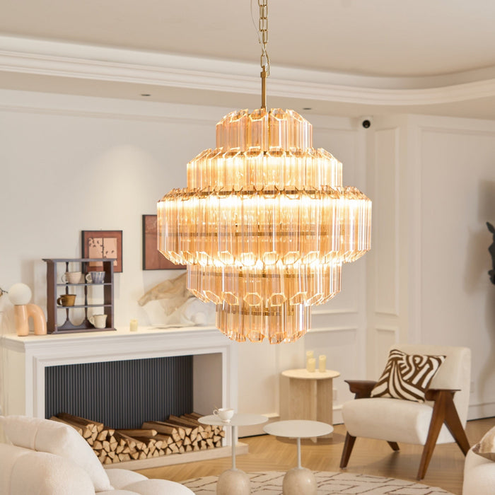 Aurum Cascade Murano Chandelier - Simprolos