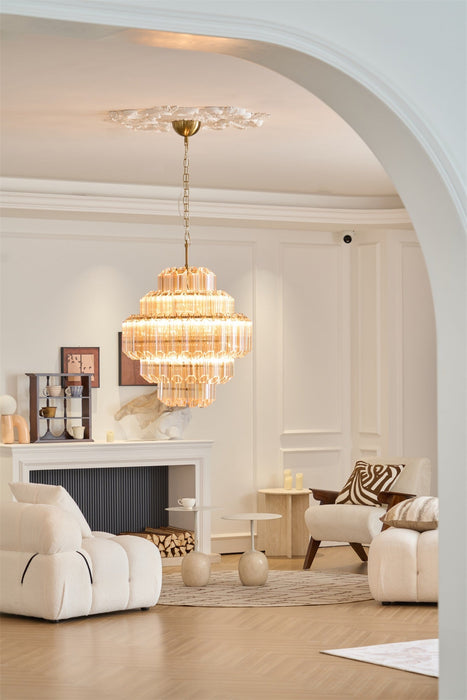 Aurum Cascade Murano Chandelier - Simprolos