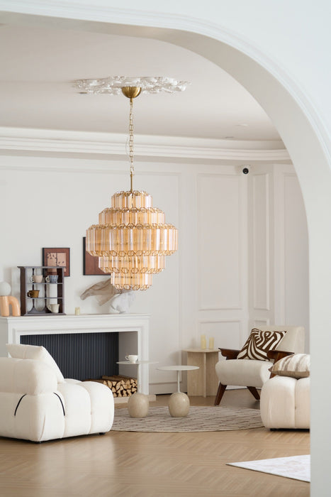 Aurum Cascade Murano Chandelier - Simprolos