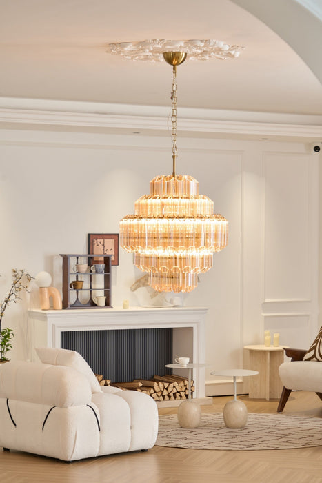 Aurum Cascade Murano Chandelier - Simprolos
