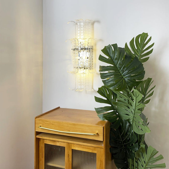 Aveline Glass Wall Sconce - Simprolos