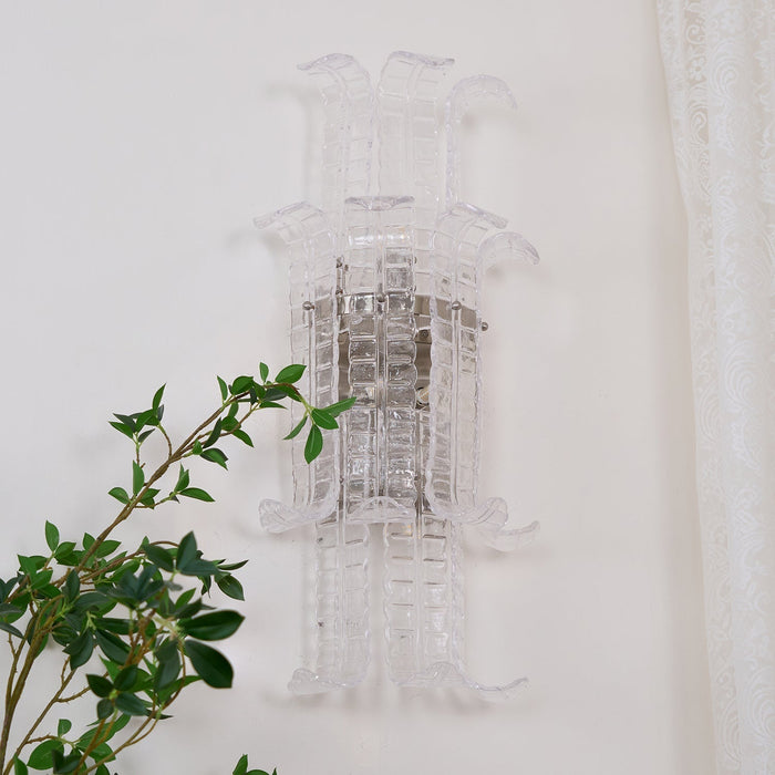 Aveline Glass Wall Sconce - Simprolos