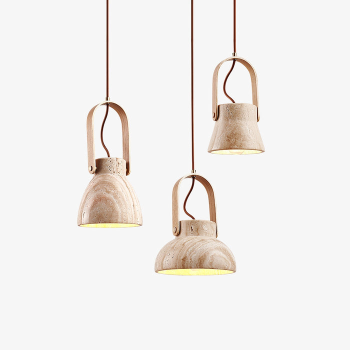Aveline Travertine Pendant Light - Simprolos