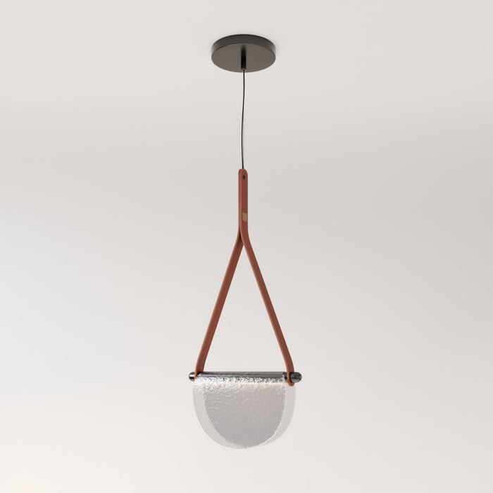 Avgi Leather Pendant Light