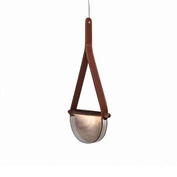 Avgi Leather Pendant Light