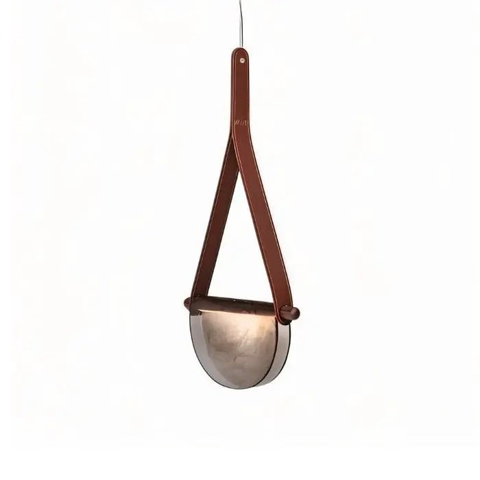 Avgi Leather Pendant Light - Simprolos