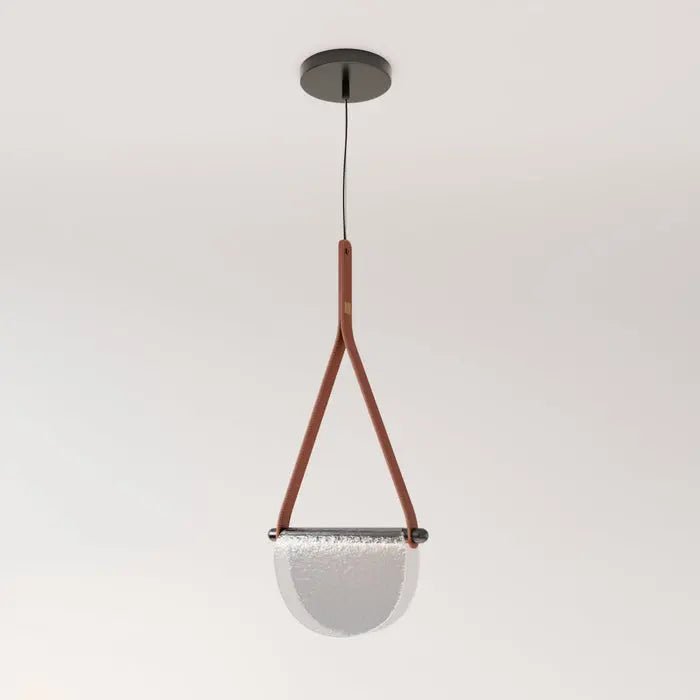 Avgi Leather Pendant Light - Simprolos
