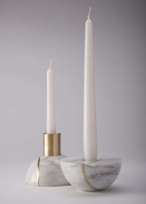 Axis Sphere Marble Candle Holder - Simprolos