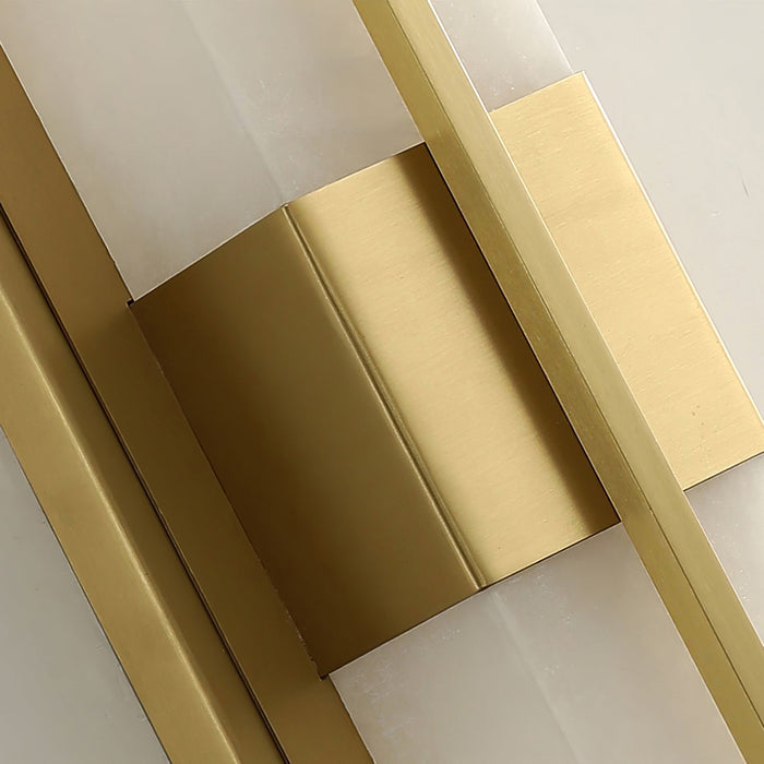 Axis Twin Alabaster Sconce - Simprolos