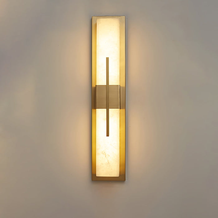 Axis Twin Alabaster Sconce - Simprolos