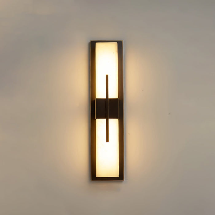 Axis Twin Alabaster Sconce - Simprolos