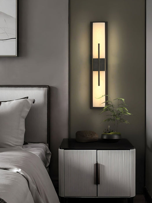Axis Twin Alabaster Sconce - Simprolos