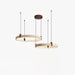 Celestial Orbit Travertine Chandelier Simprolos
