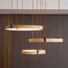 Celestial Orbit Travertine Chandelier Simprolos
