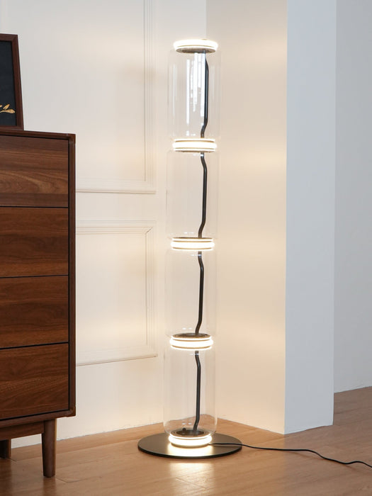 Bamboo Glass Floor Lamp - Simprolos