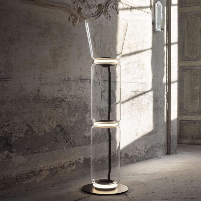 Bamboo Glass Floor Lamp - Simprolos
