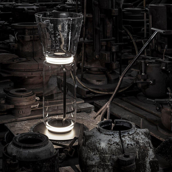 Bamboo Glass Floor Lamp - Simprolos