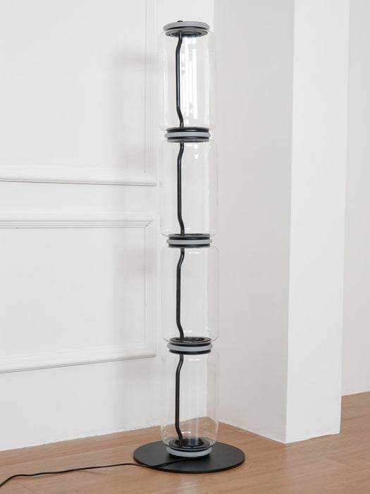 Bamboo Glass Floor Lamp - Simprolos