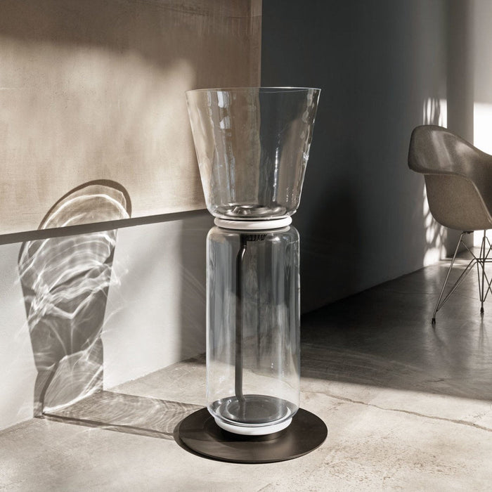 Bamboo Glass Floor Lamp - Simprolos