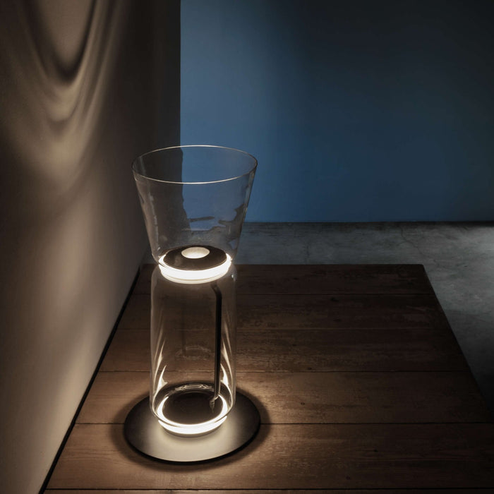 Bamboo Glass Floor Lamp - Simprolos