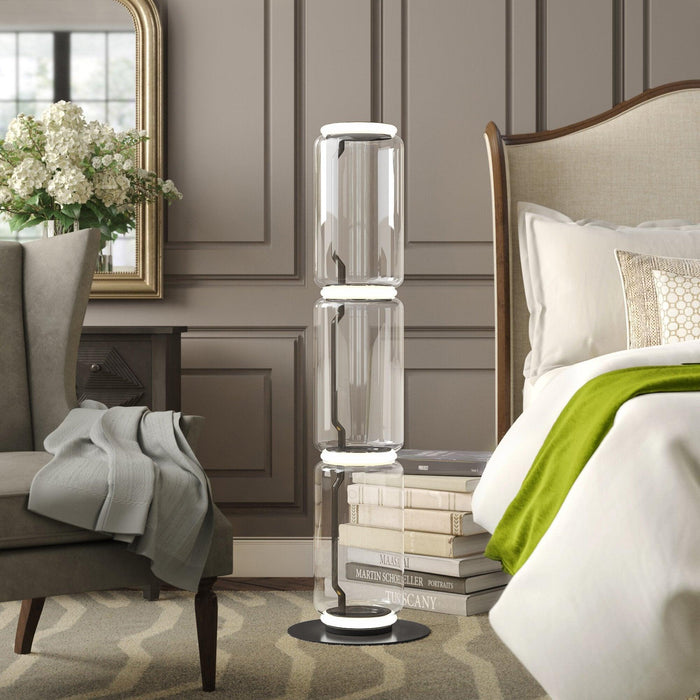 Bamboo Glass Floor Lamp - Simprolos