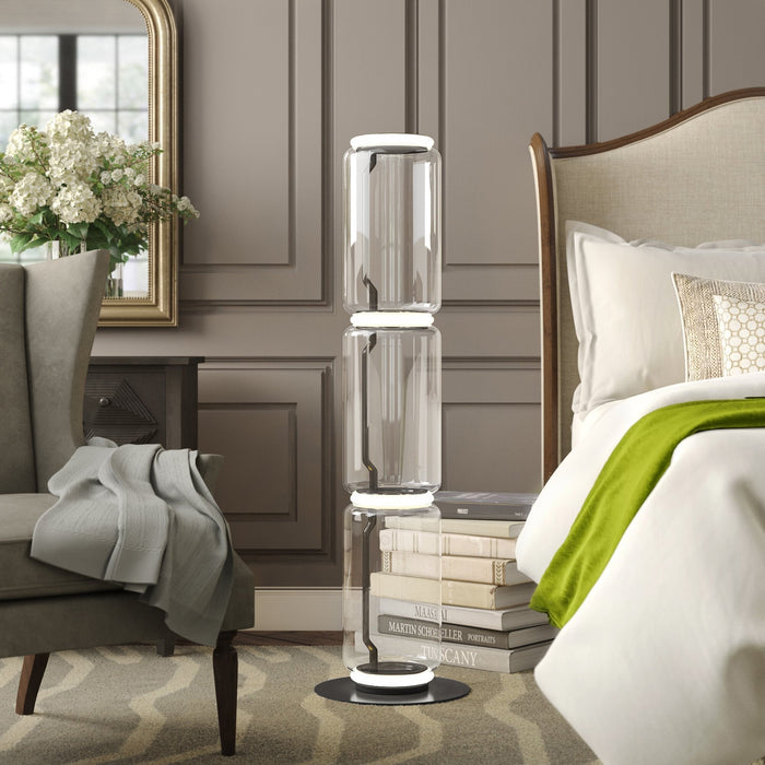 Bamboo Glass Floor Lamp - Simprolos
