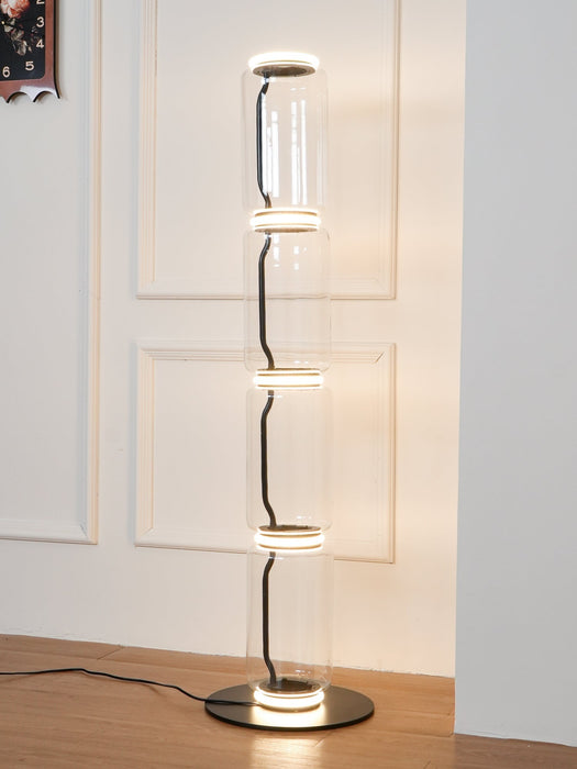Bamboo Glass Floor Lamp - Simprolos