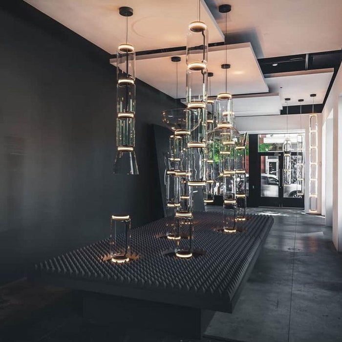 Bamboo Glass Floor Lamp - Simprolos