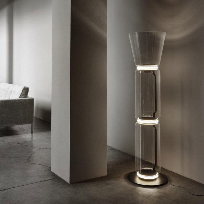 Bamboo Glass Floor Lamp - Simprolos