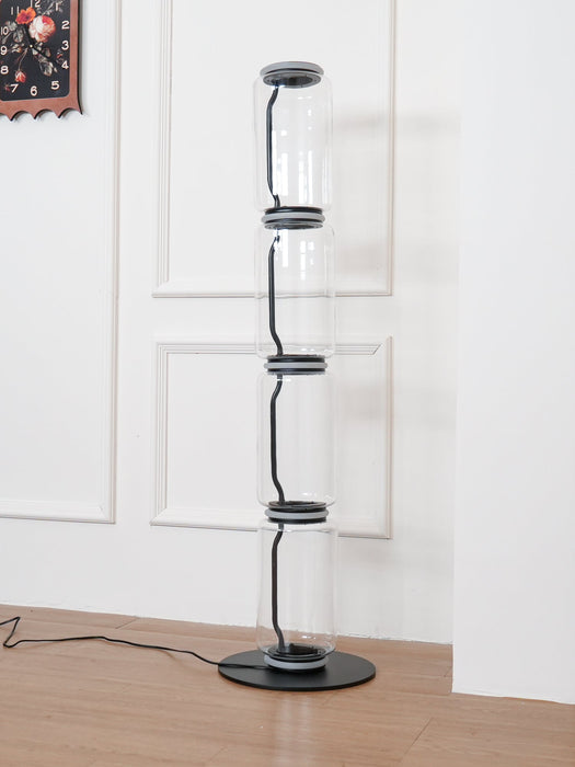 Bamboo Glass Floor Lamp - Simprolos