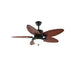 Banana Wood Leaves Ceiling Fan Light - Simprolos