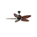 Banana Wood Leaves Ceiling Fan Light - Simprolos