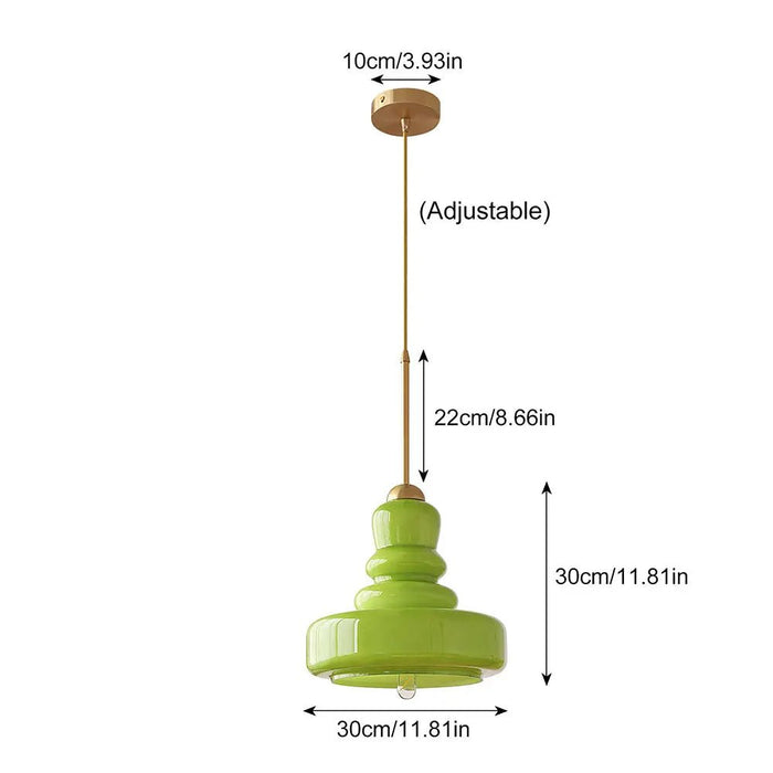 Bauhaus Colorful Gourd Pendant Light - Simprolos