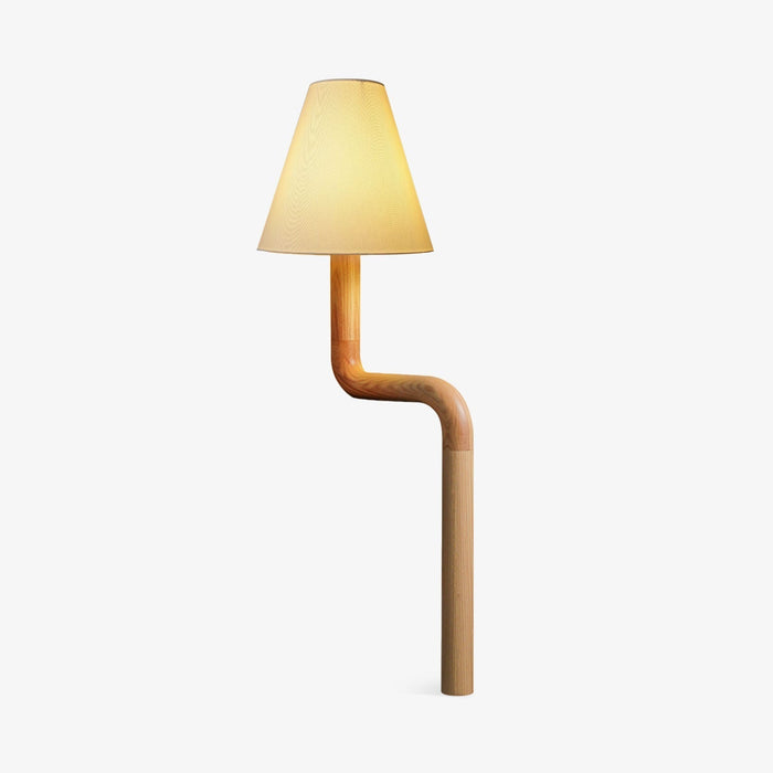 Bend Wood Table Lamp - Simprolos