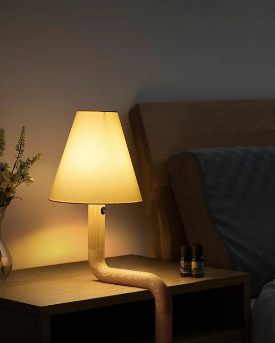 Bend Wood Table Lamp - Simprolos