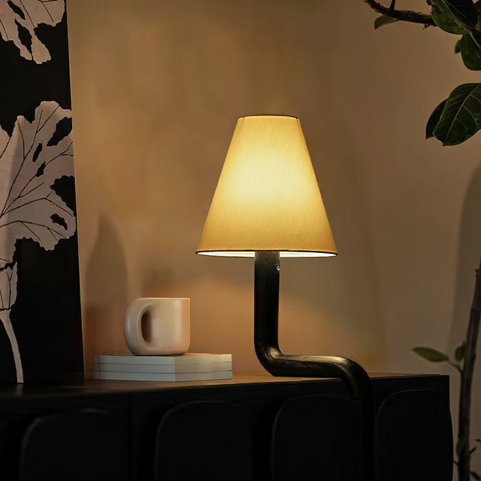 Bend Wood Table Lamp - Simprolos
