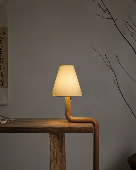 Bend Wood Table Lamp - Simprolos