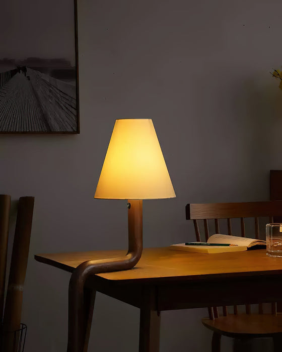 Bend Wood Table Lamp - Simprolos