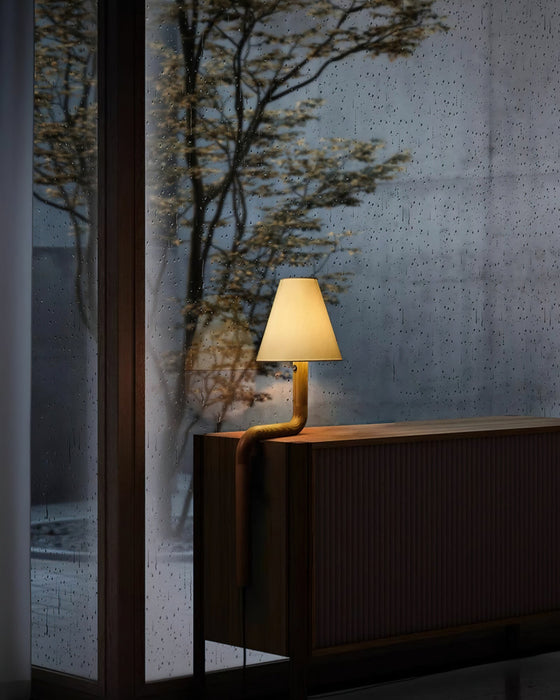 Bend Wood Table Lamp - Simprolos
