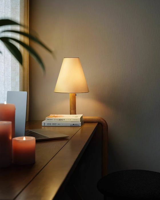 Bend Wood Table Lamp - Simprolos