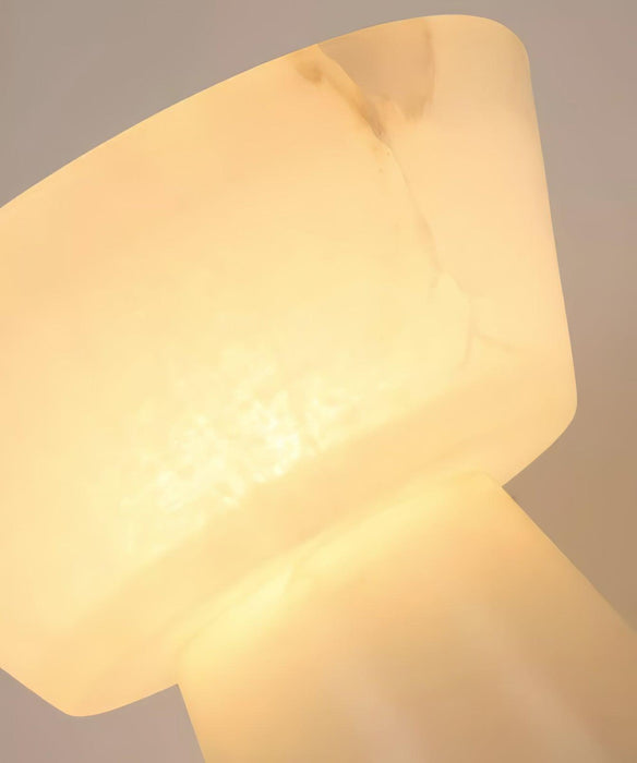 Beta Marble Alabaster Table Lamp - Simprolos