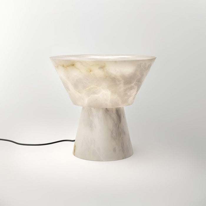 Beta Marble Alabaster Table Lamp - Simprolos