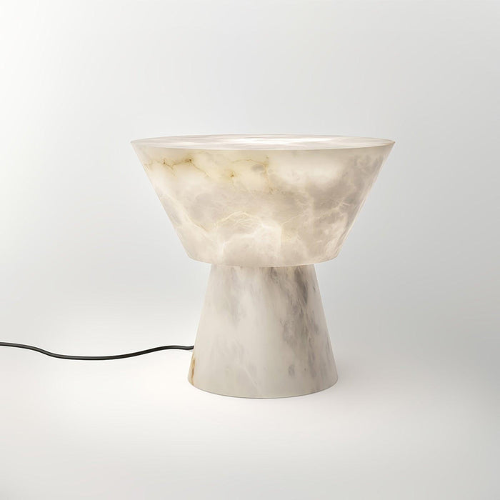 Beta Marble Alabaster Table Lamp - Simprolos