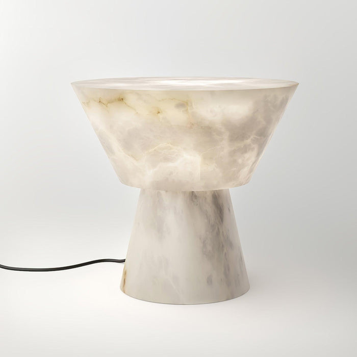 Beta Marble Alabaster Table Lamp - Simprolos