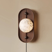 Bezel Alabaster Plug - in Wall Lamp - Simprolos
