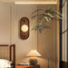 Bezel Alabaster Plug - in Wall Lamp - Simprolos
