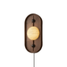 Bezel Alabaster Plug - in Wall Lamp - Simprolos