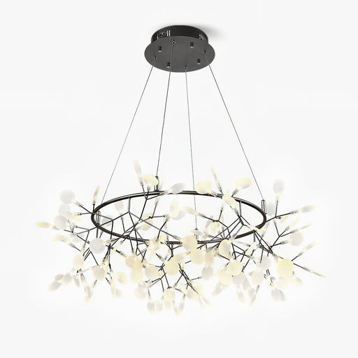 Black Big O Firefly LED Chandelier - Simprolos