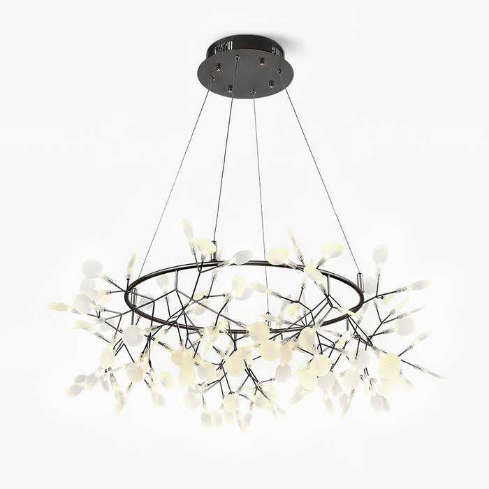 Black Big O Firefly LED Chandelier - Simprolos
